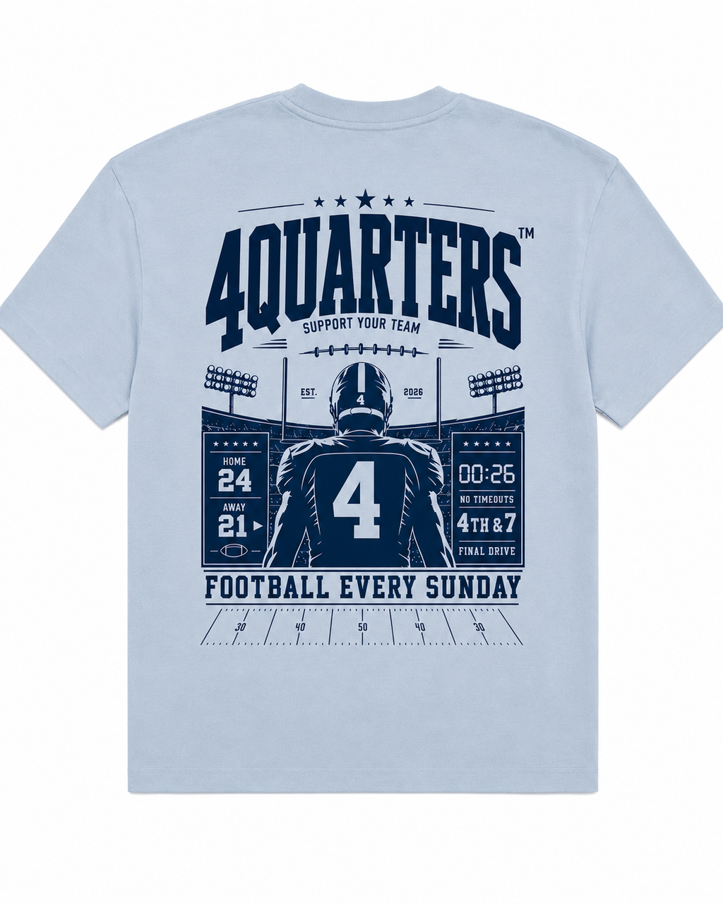 4QUARTERS T-Shirt - Varsity Oversize – Drop 02