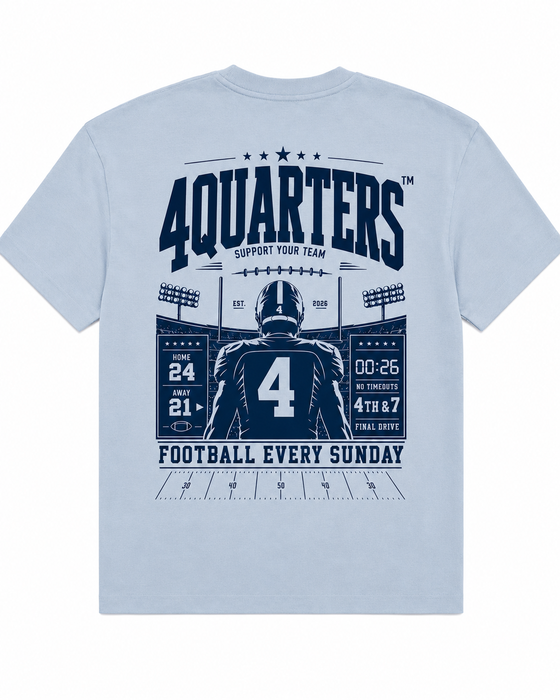 4QUARTERS T-Shirt - Varsity Oversize – Drop 02